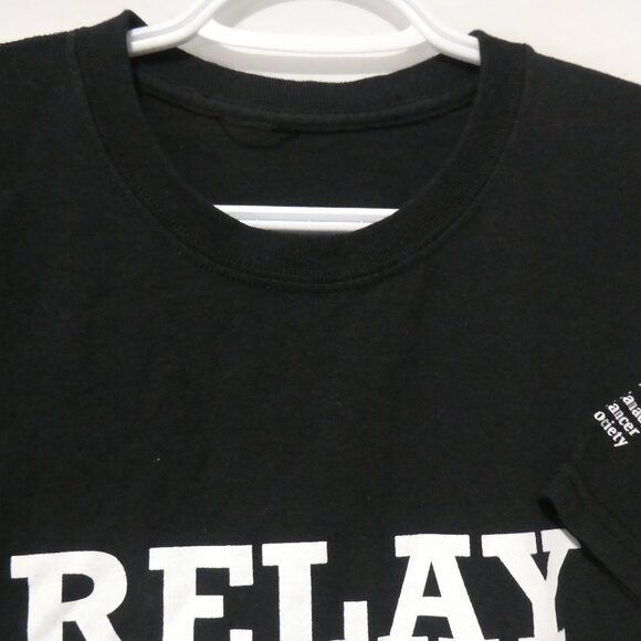 Black Relay For Life Short Sleeve Tee / T-Shirt | xl - extra large - Picture 5 of 13